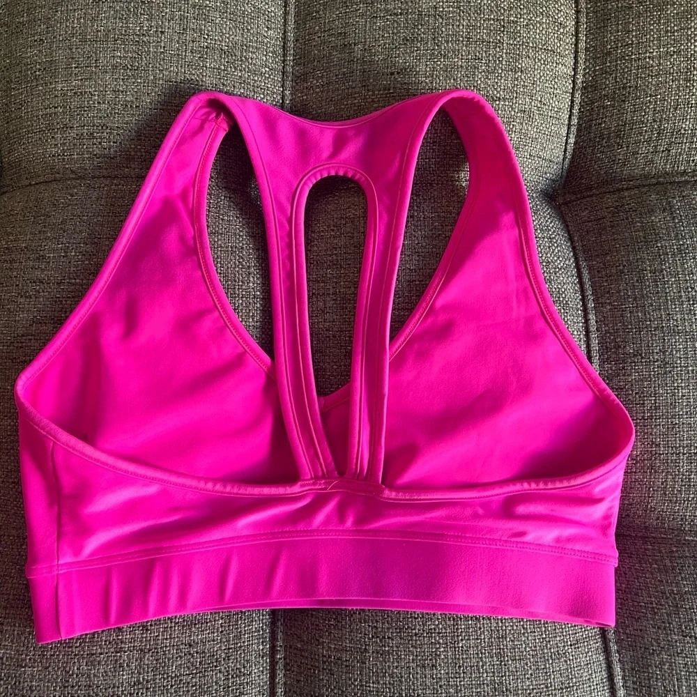 CARBON 38‎ ACTION 2.0 Sports Bra Womens Size M Pink Stretch (0628)